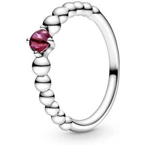 Pandora Strieborný prsteň pre ženy narodené v júli 198867C02 56 mm