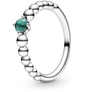 Pandora Strieborný prsteň pre ženy narodené v máji 198867C05 52 mm