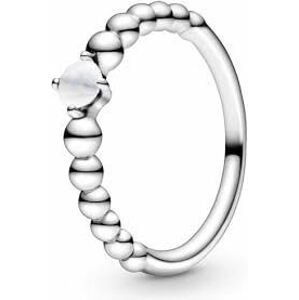 Pandora Strieborný prsteň pre ženy narodené v apríli 198867C04 58 mm