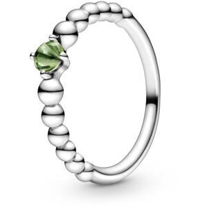 Pandora Strieborný prsteň pre ženy narodené v auguste 198867C10 56 mm