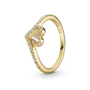 Pandora Romantický pozlátený prsteň s diadémom Shine Timeless 169302C01 60 mm