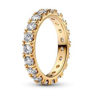 Pandora Trblietavý pozlátený prsteň Shine Timeless 160050C01 50 mm