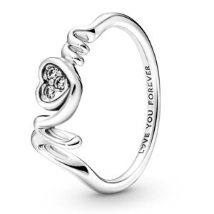 Pandora Očarujúce strieborný prsteň pre mamičku 191149C01 52 mm