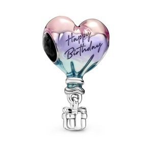 Pandora Strieborný prívesok Teplovzdušný balón k narodeninám 791501C01