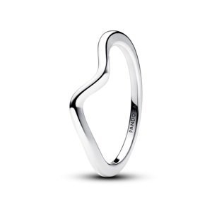 Pandora Vlnitý strieborný prsteň Timeless 193095C00 58 mm
