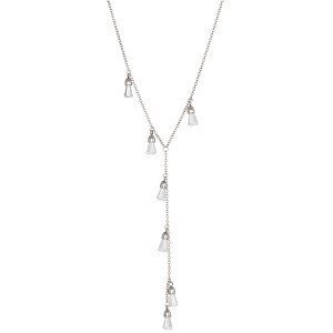 Preciosa Oceľový náhrdelník s kryštálmi Crystal Rain 7265 00