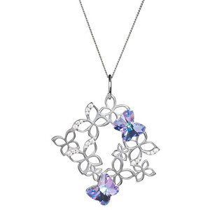 Preciosa Romantický náhrdelník Butterfly Harmony 6057 43 (retiazka, prívesok)