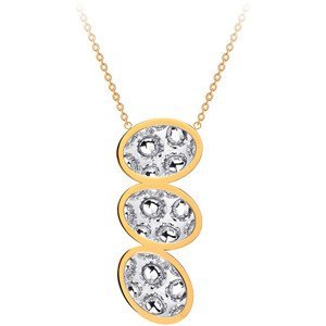 Preciosa Oceľový náhrdelník s trblietavým príveskom Idared 7364Y00