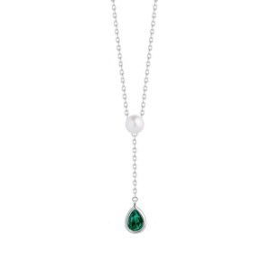Preciosa Nežný strieborný náhrdelník s pravou perlou Pure Pearl 5336 66