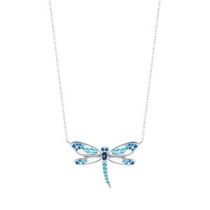 Preciosa Pôvabný náhrdelník Vážka s kubickými zirkónmi Viva la Vida 5342 67