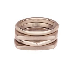 BREIL Moderná sada bronzových prsteňov New Tetra TJ302 54 mm
