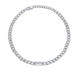 BREIL Slušivý oceľový náhrdelník Logomania TJ3070