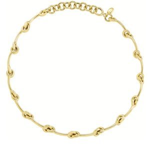 BREIL Fashion pozlátený náhrdelník Tie Up TJ3483
