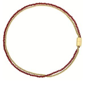 BREIL Dvojitý náhrdelník s achátom Magnetica System TJ3487