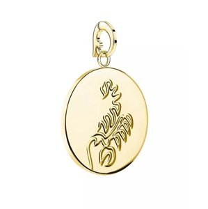 Rosefield Pozlátený prívesok Škorpión Zodiac Coin PE-Gold-Scorpio