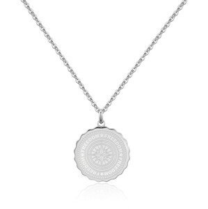 S`Agapõ Oceľový náhrdelník Freedom Coin SKY05