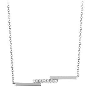 Silver Cat Jemný strieborný náhrdelník so zirkónmi SC328