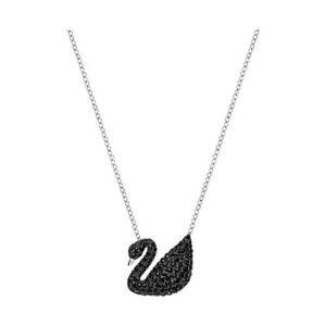 Swarovski Luxusné náhrdelník s čiernou labuťou Iconic Swan 5347329