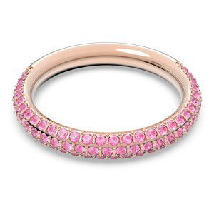 Swarovski Nádherný prsteň s ružovými kryštálmi Swarovski Stone 5642910 52 mm