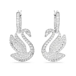 Swarovski Slušivé labutie náušnice 2v1 Iconic Swan 5647545