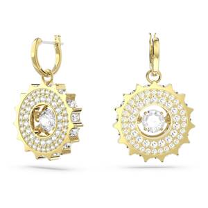 Swarovski Originálne pozlátené náušnice 2v1 Rota 5650364