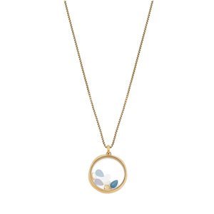 Skagen Originálny pozlátený náhrdelník Freshwater Pearl SKJ1718710