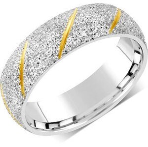 Silvego Snubný prsteň pre mužov aj ženy z ocele RRC22799 49 mm
