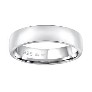 Silvego Snubný strieborný prsteň Poesia pre mužov aj ženy QRG4104M 56 mm
