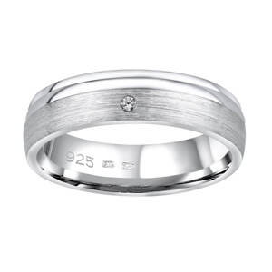 Silvego Snubný strieborný prsteň Amora pre ženy QRALP130W 52 mm