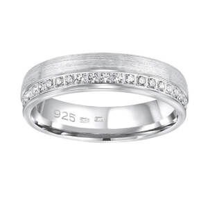 Silvego Snubný strieborný prsteň Paradise pre ženy QRGN23W 51 mm