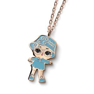 L.O.L. Surprise! Pôvabný bronzový náhrdelník pre dievčatá Aquarius L1017