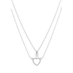 Tommy Hilfiger Originálny set oceľových šperkov so srdiečkami Minimal Hearts 2770148