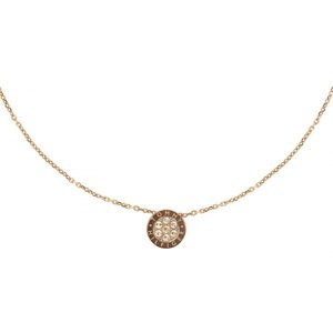 Tommy Hilfiger Štýlový bronzový náhrdelník s príveskom 2780579