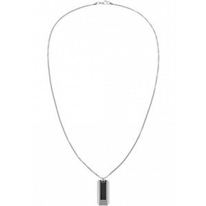 Tommy Hilfiger Elegantný oceľový náhrdelník s vojenskou známkou 2790354