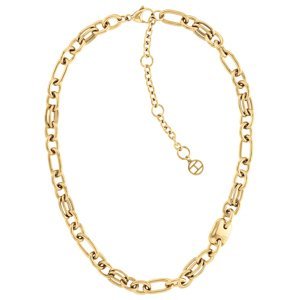 Tommy Hilfiger Masívny náhrdelník z pozlátenej ocele Contrast Link Chain 2780784