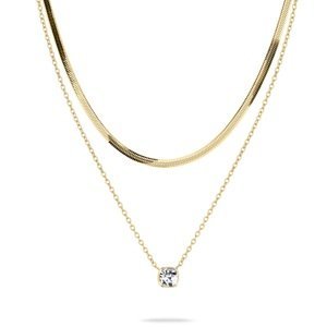 Tamaris Elegantný set pozlátených náhrdelníkov pre ženy TS-0036-NN