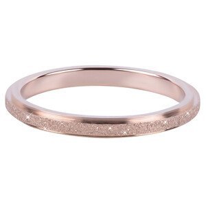 Troli Bronzový oceľový trblietavý prsteň 52 mm