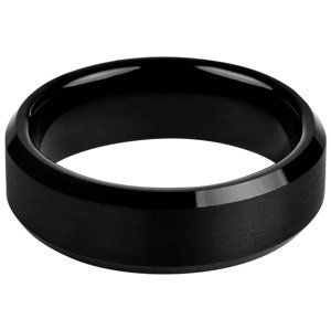 Troli Čierny oceľový prsteň 65 mm
