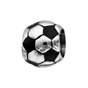 Troli Slušivá oceľová korálka Futbalová lopta M055