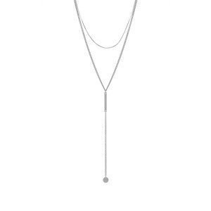 Troli Elegantný oceľový náhrdelník VGX1760S/RE
