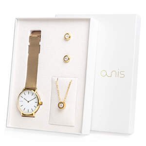 A-NIS Set hodinek, náhrdelníku a náušnic AS100-16