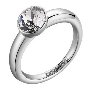 Brosway Pôvabný oceľový prsteň s kryštálom Affinity BFF172 54 mm