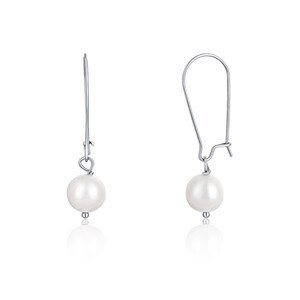 JwL Luxury Pearls Krásne oceľové náušnice s pravými perlami JL0614