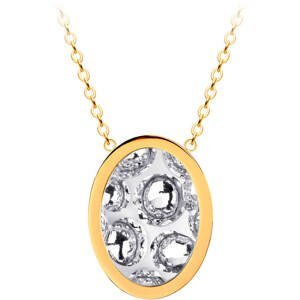Preciosa Oceľový náhrdelník s trblietavým príveskom Idared 7361Y00