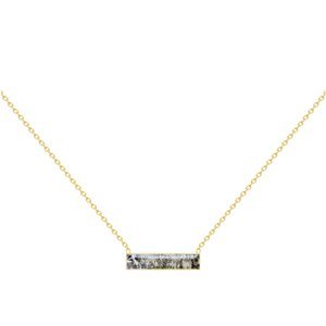 Preciosa Luxusný oceľový náhrdelník Desire s českým krištáľom Preciosa 7430Y19