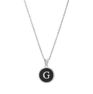 Troli Originálny oceľový náhrdelník s písmenom G