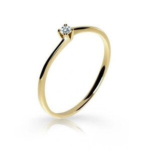 Cutie Jewellery Zásnubný prsteň zo žltého zlata Z6717-2943 48 mm