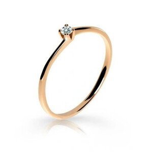 Cutie Jewellery Zásnubný prsteň z ružového zlata Z6717-2943 56 mm
