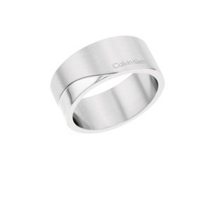 Calvin Klein Elegantný oceľový prsteň Minimal Circular 35000198 52 mm