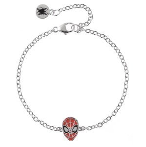 Disney Strieborný retiazkový náramok Spider Man Marvel BS00066RL-55-CS